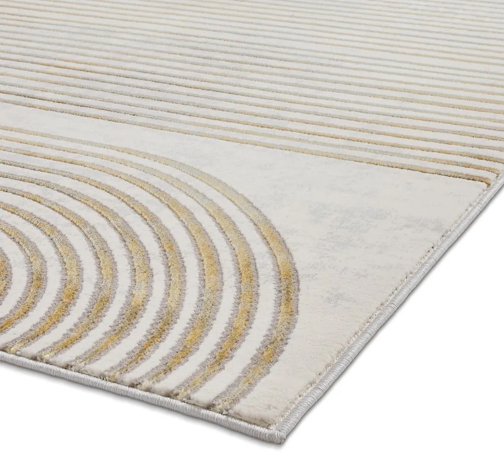 Covor gri/auriu 170x120 cm Apollo - Think Rugs