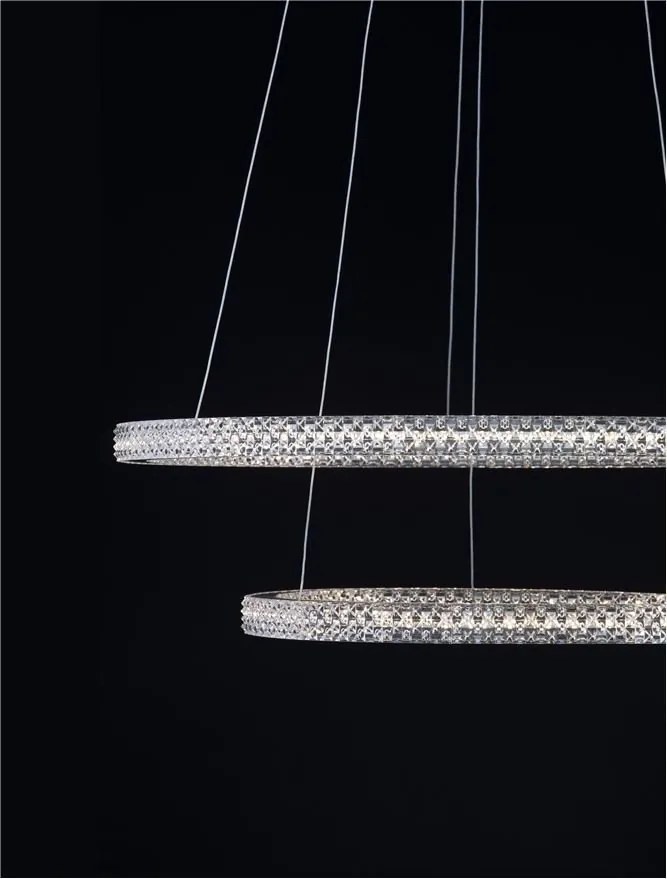 Lustra LED suspendata moderna design elegant GINEVRA 54W