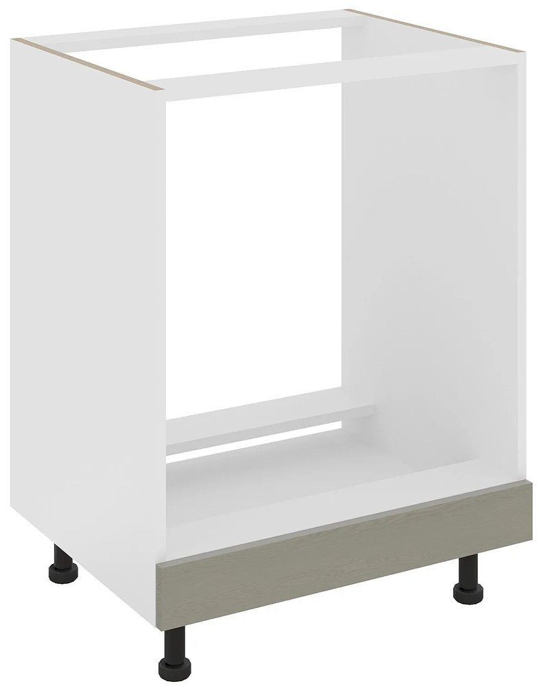 Corp Cuptor Karo, Gri Lucios/Alb, MDF, 60 x 50 x 80 cm