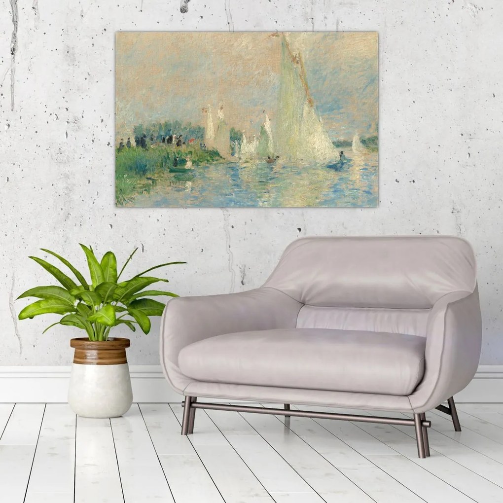 Tablou - Auguste Renoir, Regatta at Argenteuil, reproducere (90x60 cm)