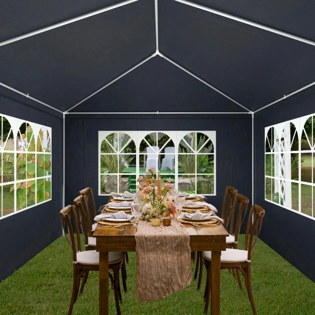Jurhan Cort de petrecere NEAPOL, 3x6m, antracit
