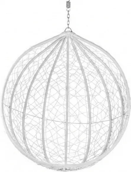 Scaun suspendat alb KOKON fara suport