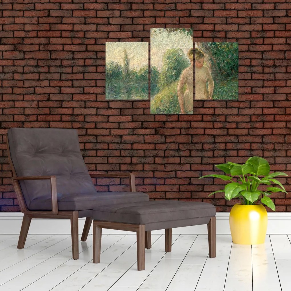 Tablou - Camille Pissarro, The Bather, reproducere (90x60 cm)