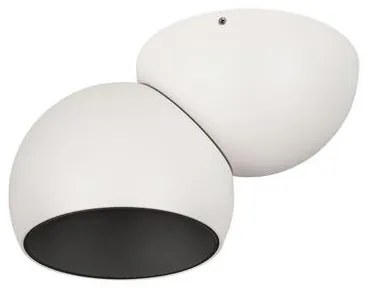 Spot LED aplicat aluminiu LUSA alb