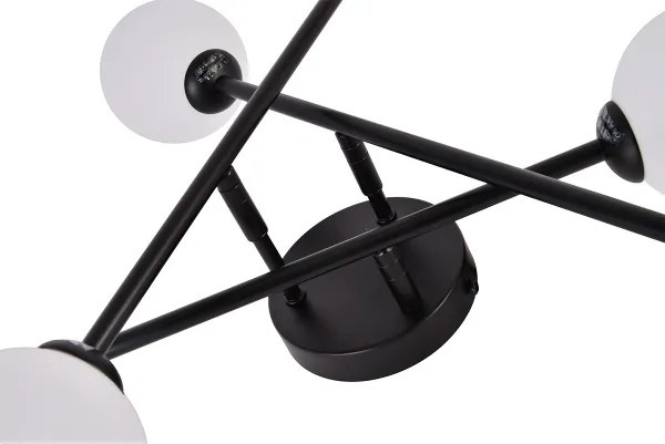 Lustră aplicată DORADO, 6 x G9, 28 W, 230 V, negru