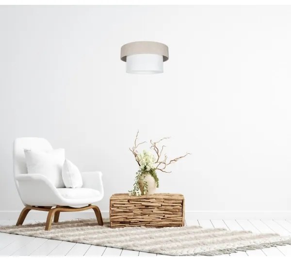 Lustră pe cablu NATA 1xE27/60W/230V bej