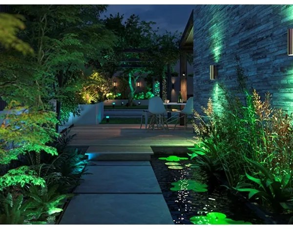 Corp de iluminat LED RGB de exterior Philips 17463/47/P7 Hue APPEAR 2xLED/8W/230V IP44