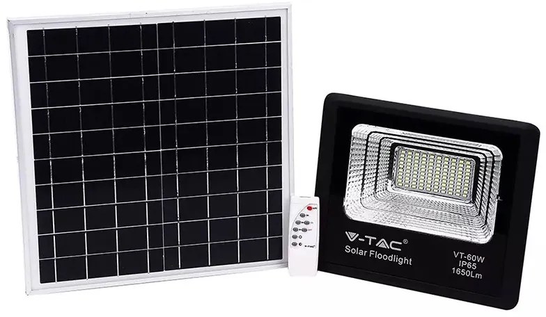 Reflector led 20w 4000k cu incarcare solara