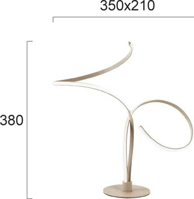 Lampă de birou LED IVANA LED/5W/230V bej