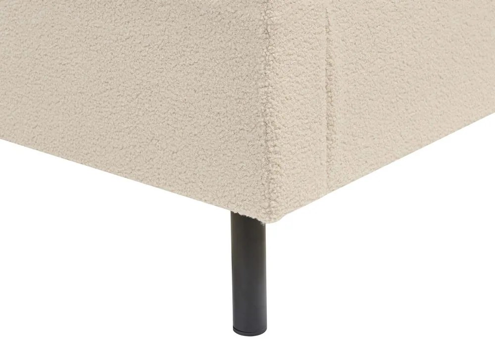 Pat matrimonial 160 cm Vue (boucle bej) (cu somieră). 1076453