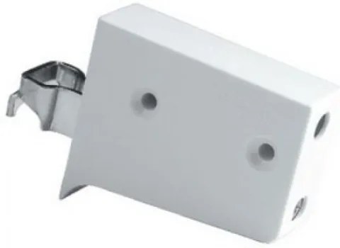 Corp superior vitrina 80 cu 2 usi Zebra MDF alb drept