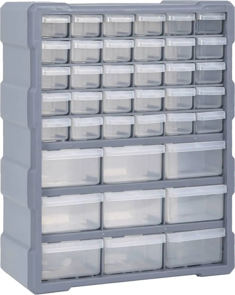 vidaXL Organizator cu 39 de sertare, 38 x 16 x 47 cm