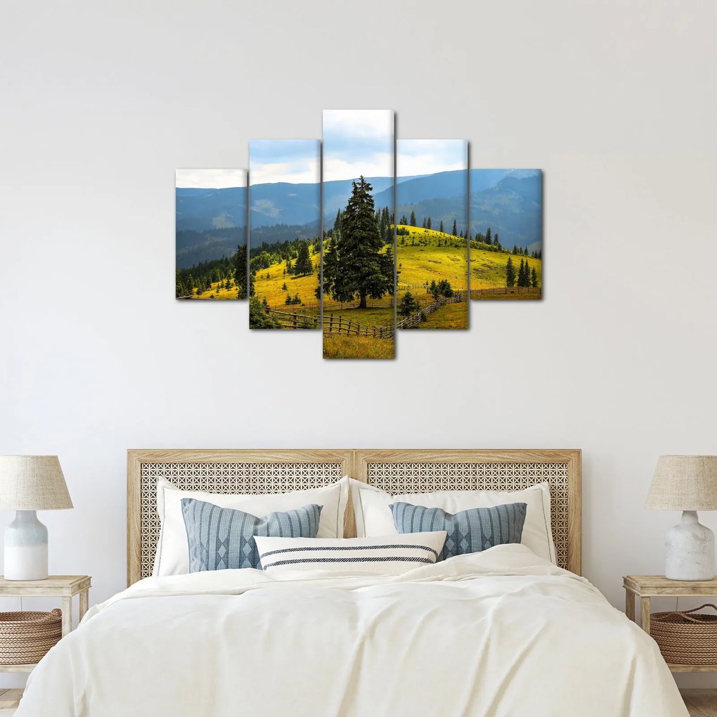 Tablou - Lunca de munte (150x105 cm)