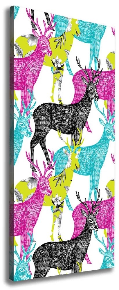 Tablou canvas Cerb colorat