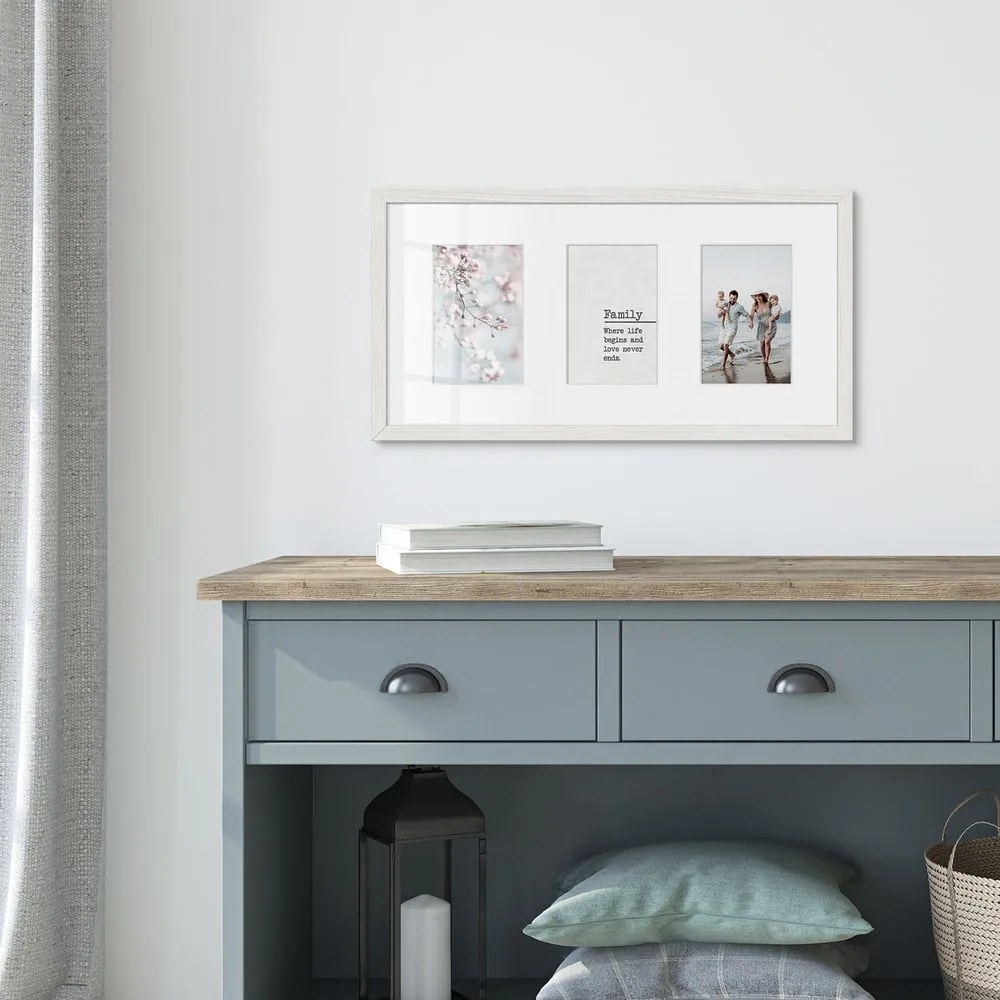 Ramă foto 25x48 cm Kyoto White – Styler