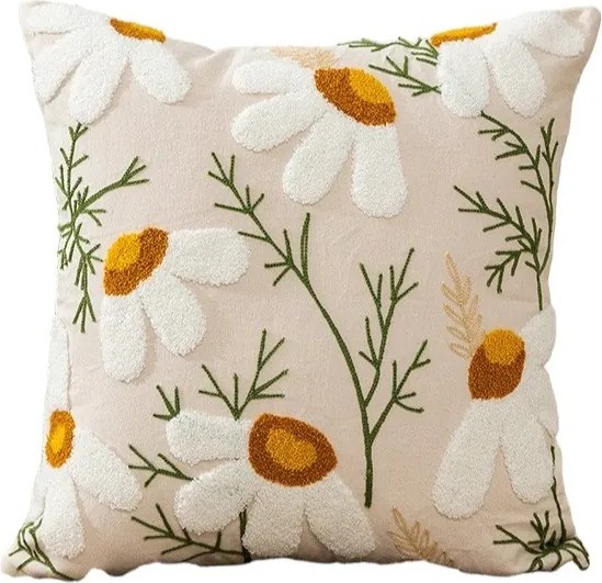 Husa de perna CHAMOMILE 45x45 cm, bej