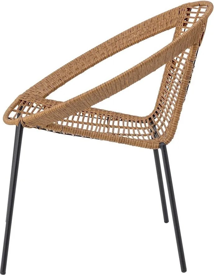 Set mobilier de grădină în culoare naturală din ratan artificial pentru 2 persoane Dudine – Bloomingville