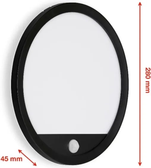 Aplică LED de exterior cu senzor LED/15W/230V IP44 Telefunken 313705TF