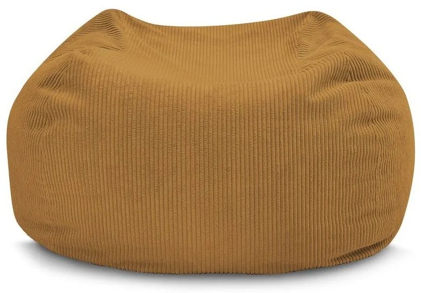 Fotoliu bean bag galben muștar Voltaire – Bobochic Paris