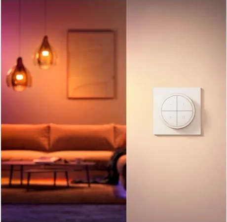 Philips Hue TAP DO cu întrerupător, 1xCR2032, alb