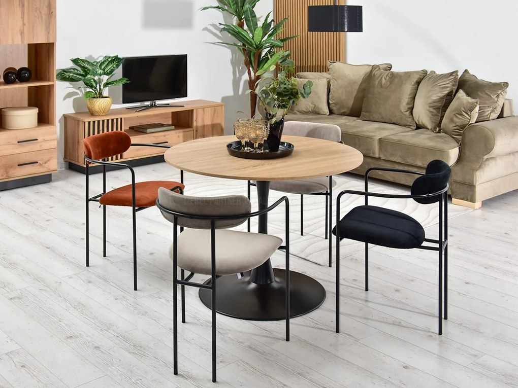 Scaun Magnus (bej + negru). Promo -24%. 1111140