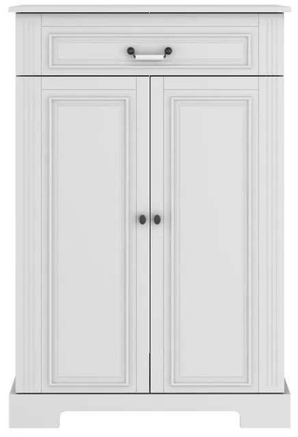 Comoda eleganta Ines alb H125 cm