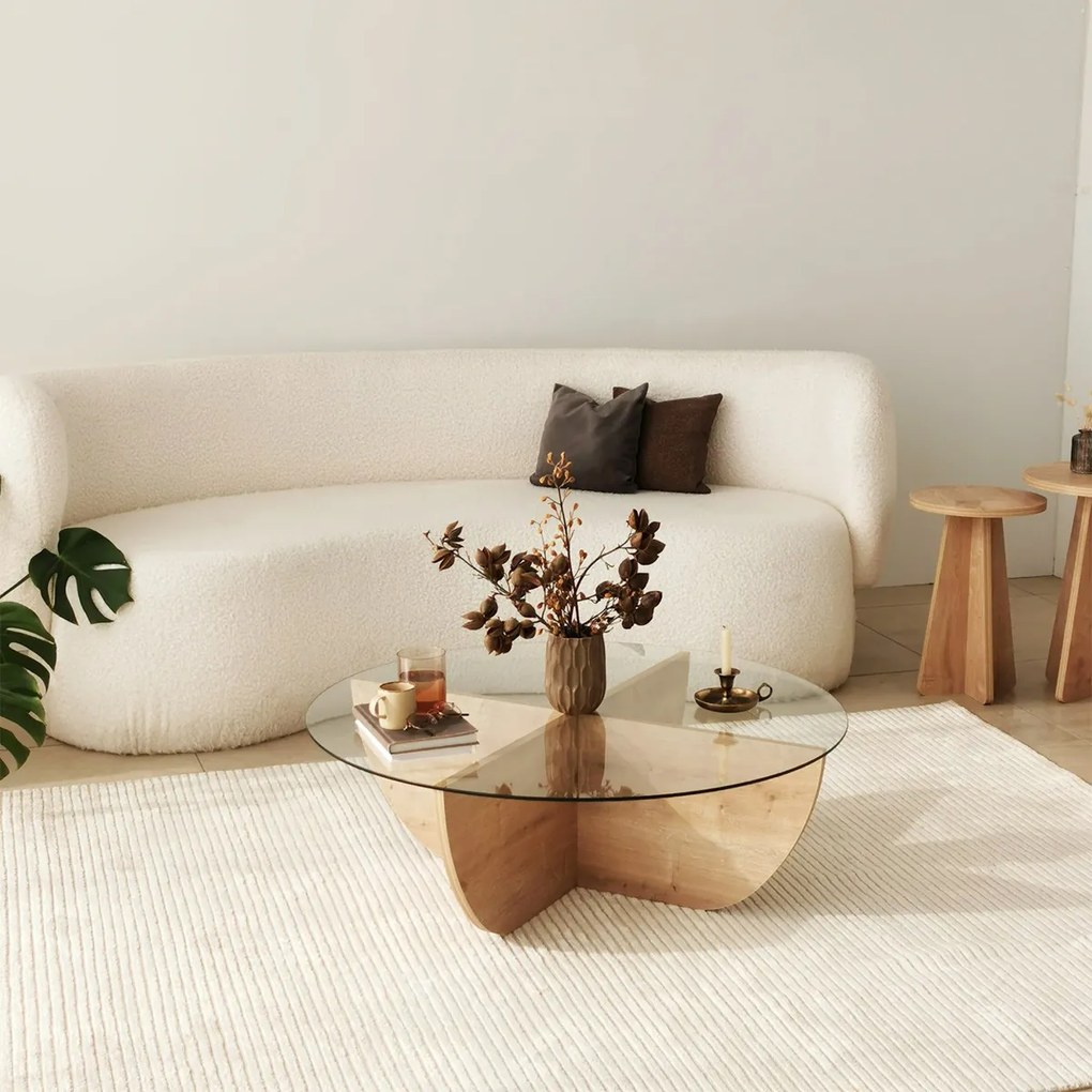 Masă de cafea Lily Sapphire Oak