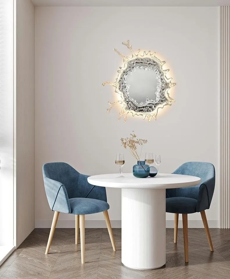 Aplica LED perete sau tavan design Art Deco Mirror Splash L