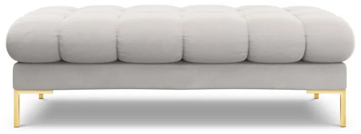 Banca Bali velvet/picioare gold – L133 x l62 x h41