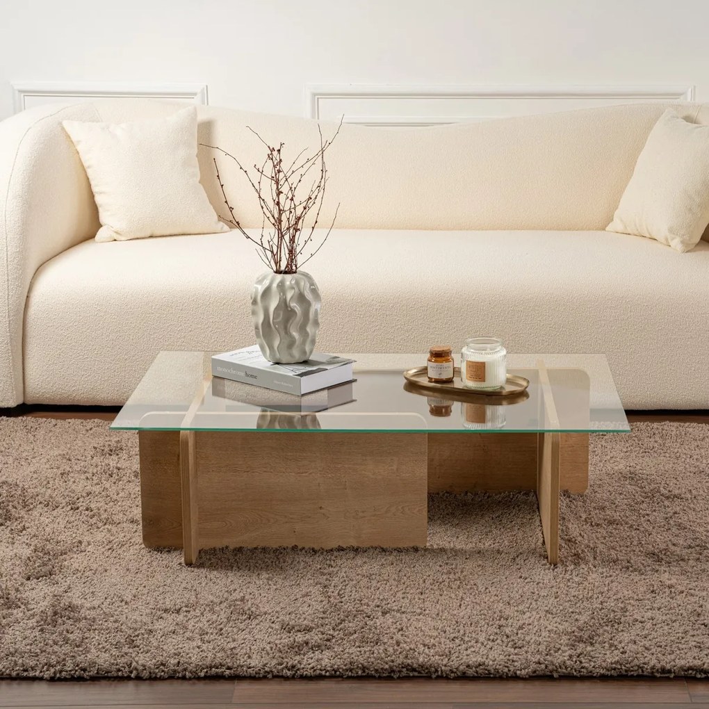 Măsuță de cafea Flavio Honey Oak