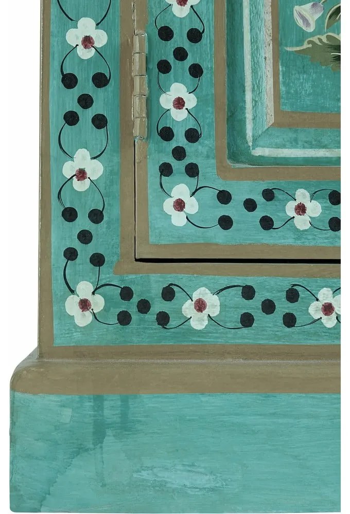 Dulap verde din lemn de mango 87x152x38 cm Prem – Støraa