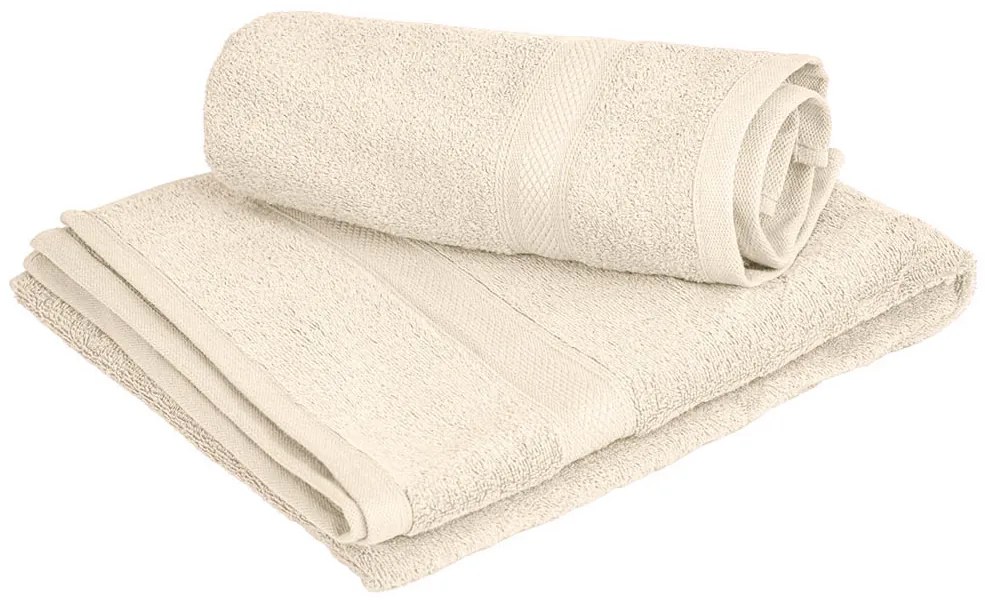 Prosop CLARYSSE ELEGANCE 60x110 cm crem, 100% bumbac