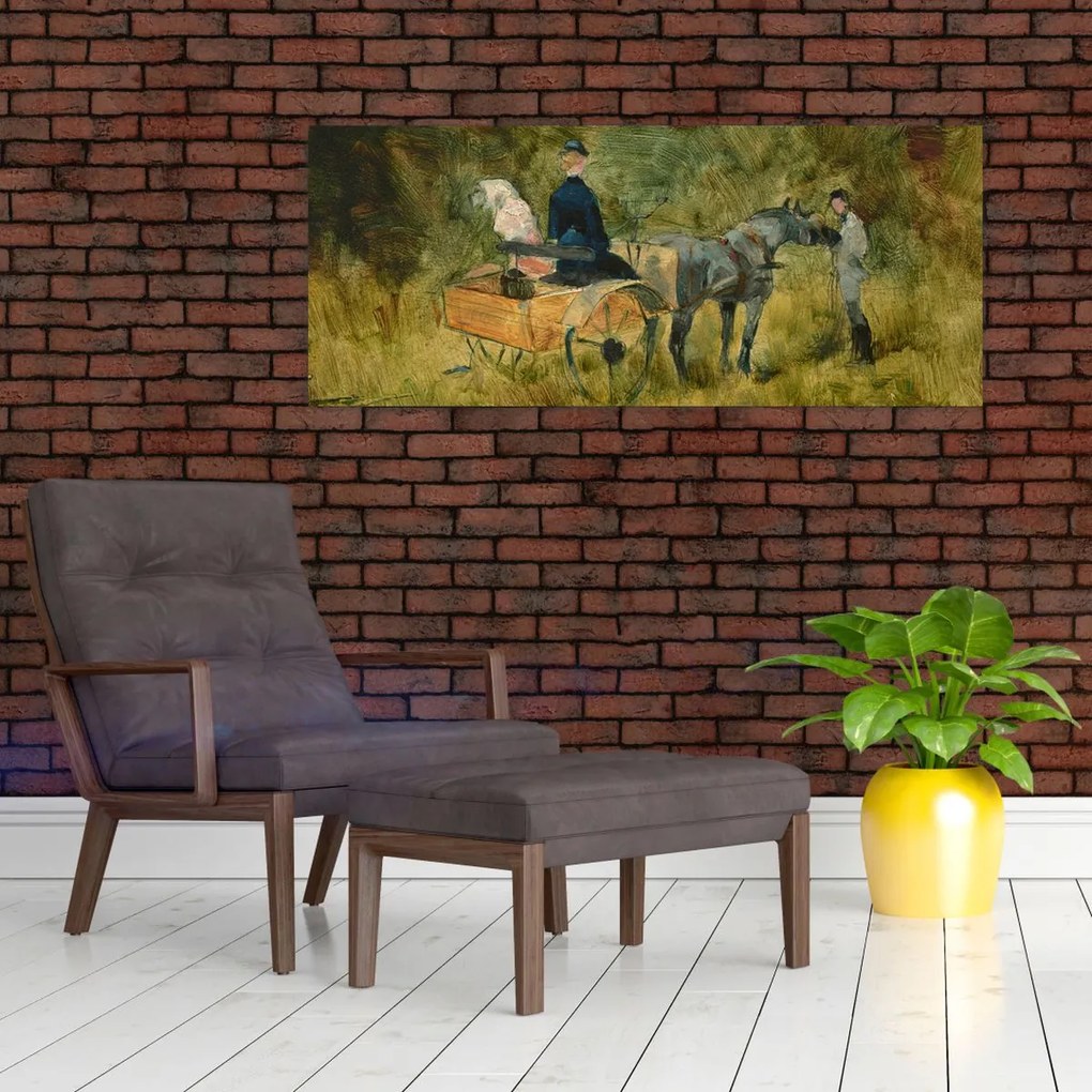 Tablou - Henri de Toulouse-Lautrec, The Trap, reproducere (120x50 cm)