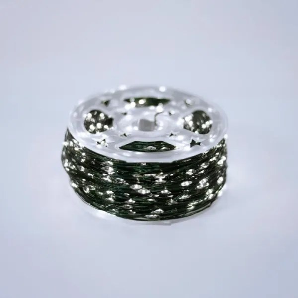 Instalație luminoasă LED de exterior pentru Crăciun, 1000xLED/230V, 8 funcții, 53 m, IP44, alb rece + telecomandă