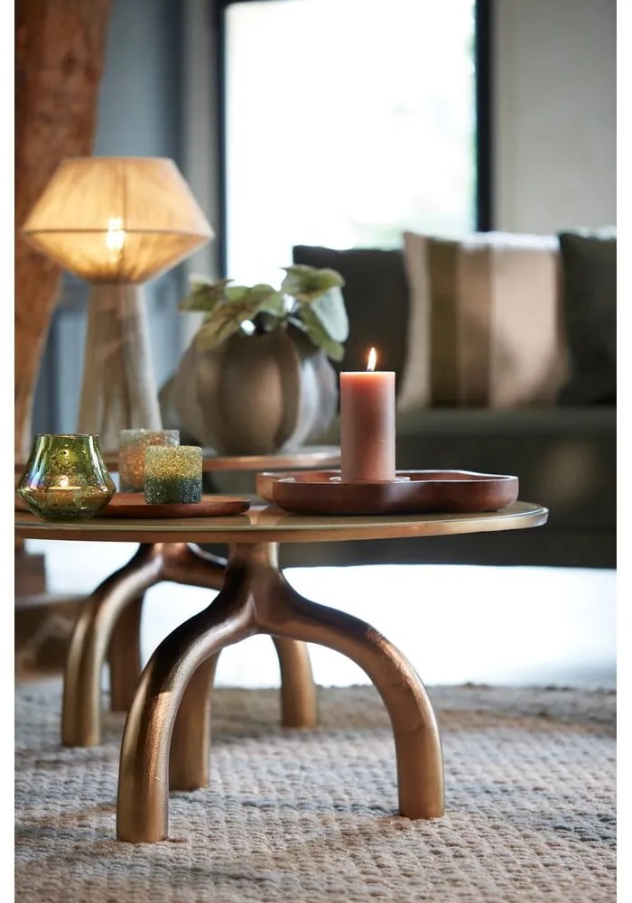 Sfeșnic pentru lumânări pastilă din sticlă Morita – Light & Living