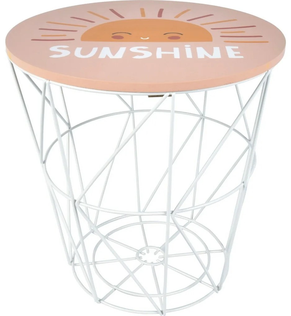 Masă de depozitare Hatu pentru copii Sunshine, 30x 30 x 30 cm