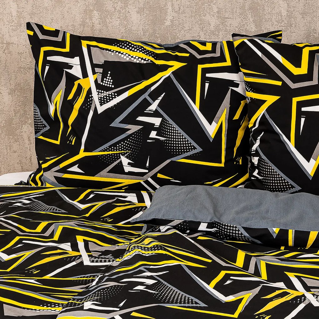 Lenjerie de pat din bumbac 4Home Rock, 140 x 200 cm, 70 x 90 cm