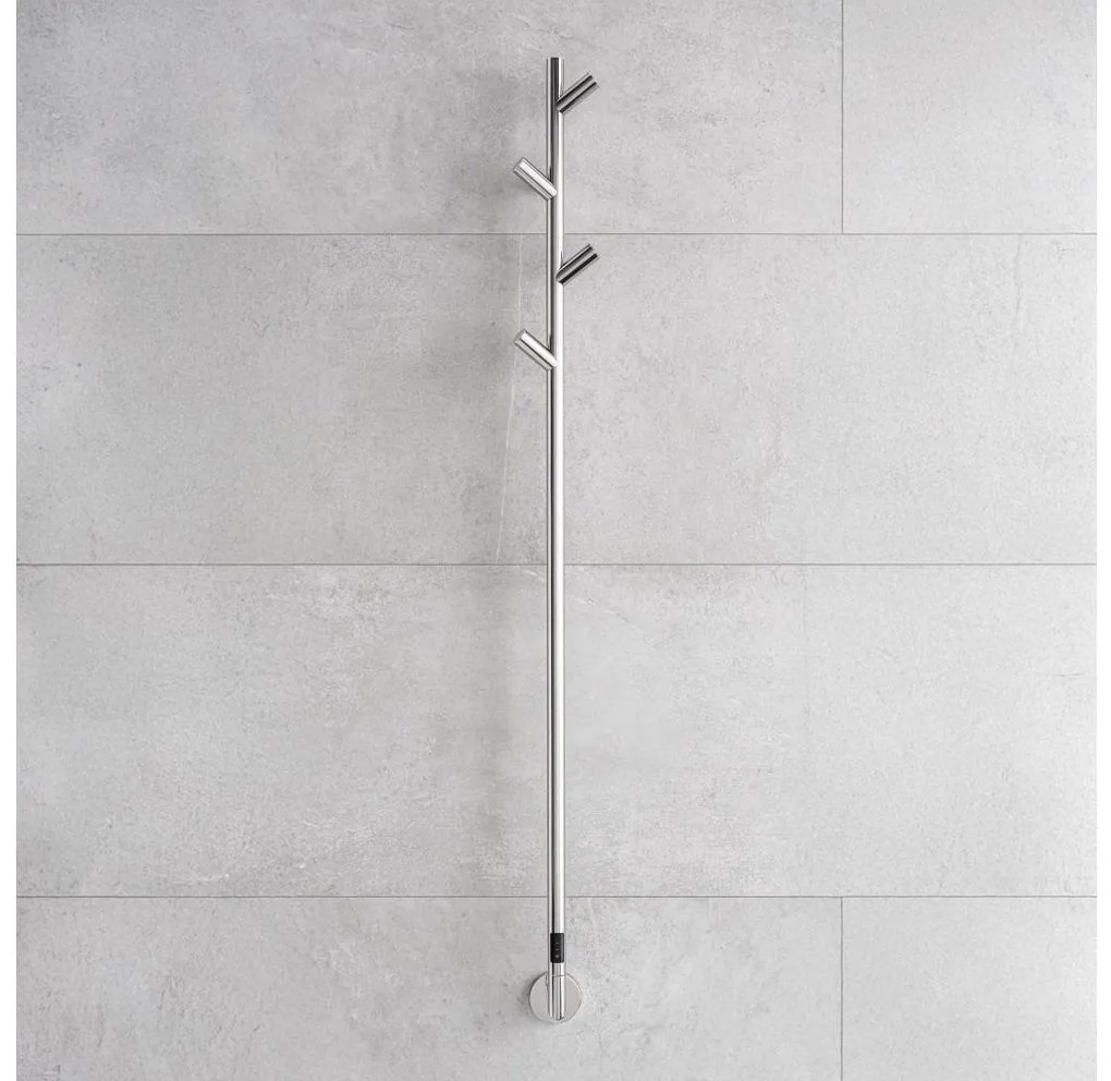 P.M.H. LISA LS1SS - uscător electric pentru prosoape, 24W/230V, 170 cm, IP44, inox lustruit