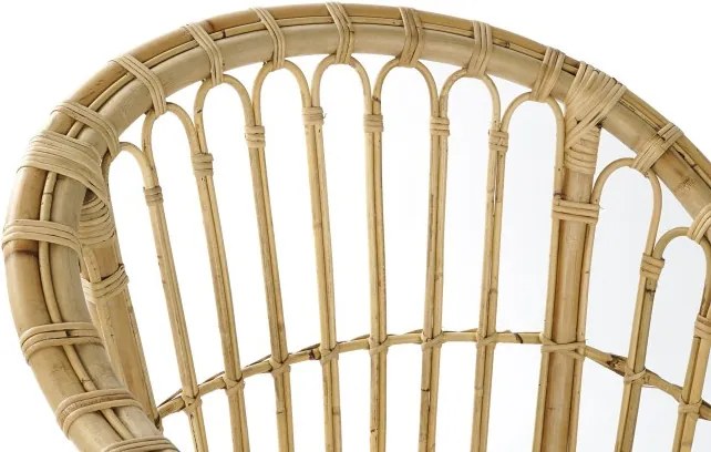 Fotoliu de exterior, natur, din rattan, Naturys