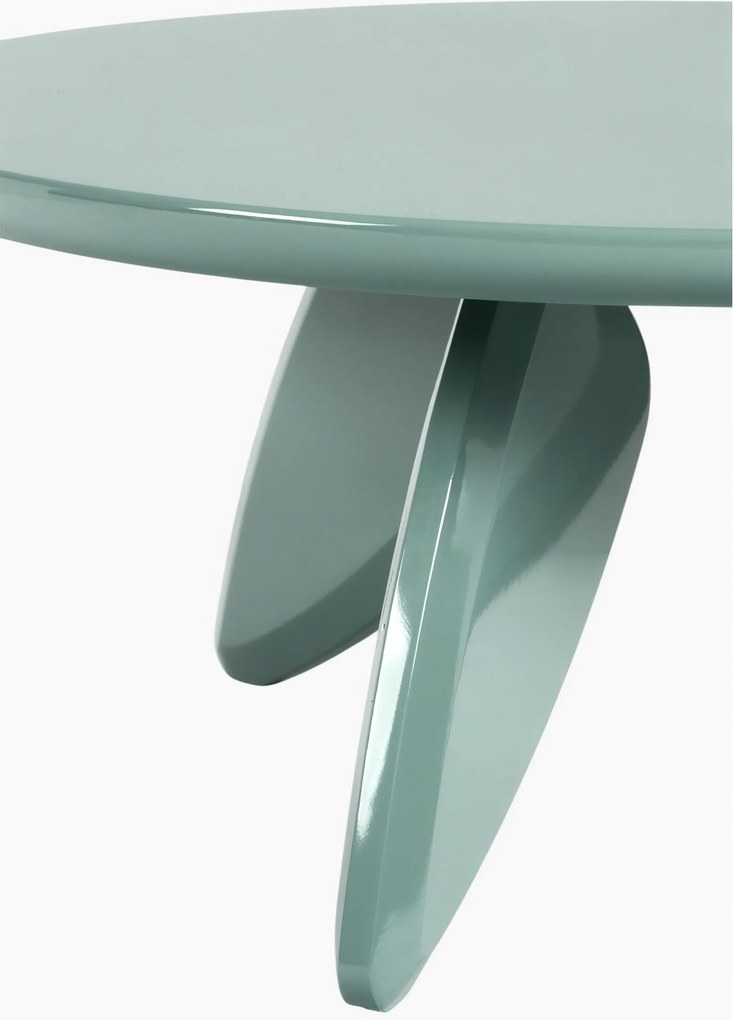 Măsuță de cafea rotundă Lumis 80 cm - verde