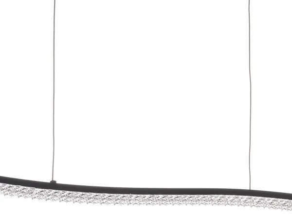 Lustră LED pe cablu ONLI ONDA LED/30W/230V 4000K negru