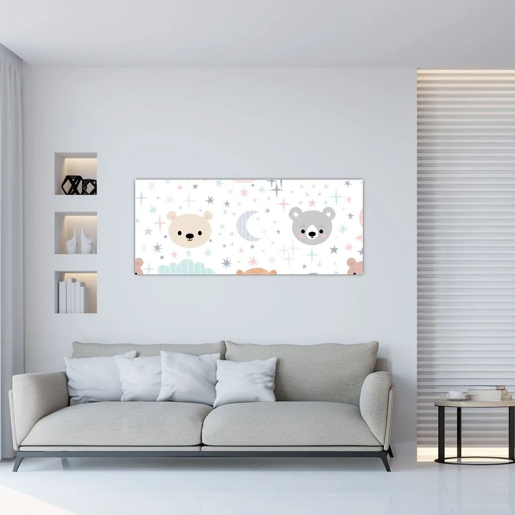 Tablou - Noapte bună. (120x50 cm)