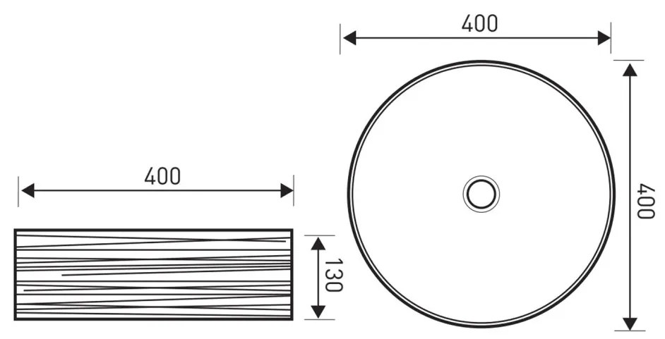 KR-74 chiuvetă cu design ceramic