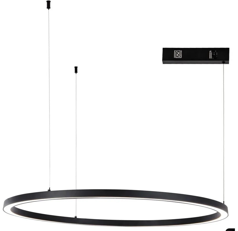 Immax NEO 07215L-LED Lustr FINO 60W/230V 80cm negru, dimabil, Tuya+DO