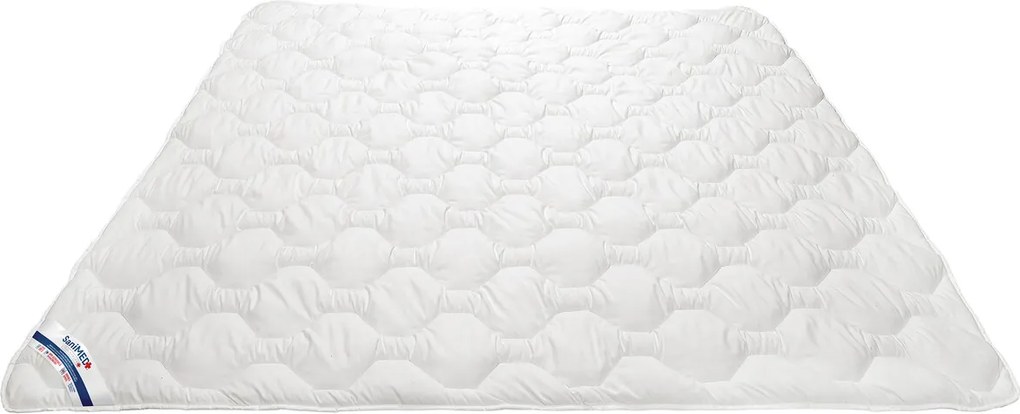 Pilota Alcam, SaniMed® 140x200 cm, microfibra matlasata hipoalergenica, 250g/mp umplutura cu tratament SILVERPLUS®
