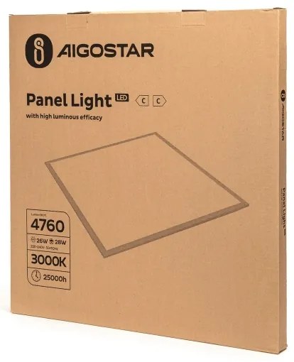 Panou LED încastrat Aigostar LED/28W/230V 60x60 cm 3000K