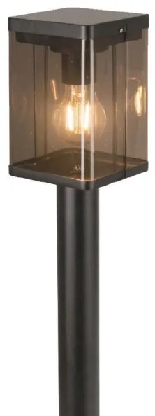 Lampă solară LED exterior cu senzor, 2,5W, 3,7V, 3000K, IP54, 2000 mAh, negru