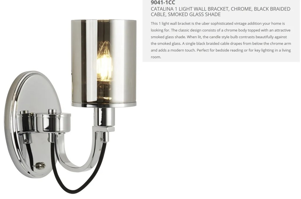 Aplica eleganta design modern Catalina 9041-1CC SRT