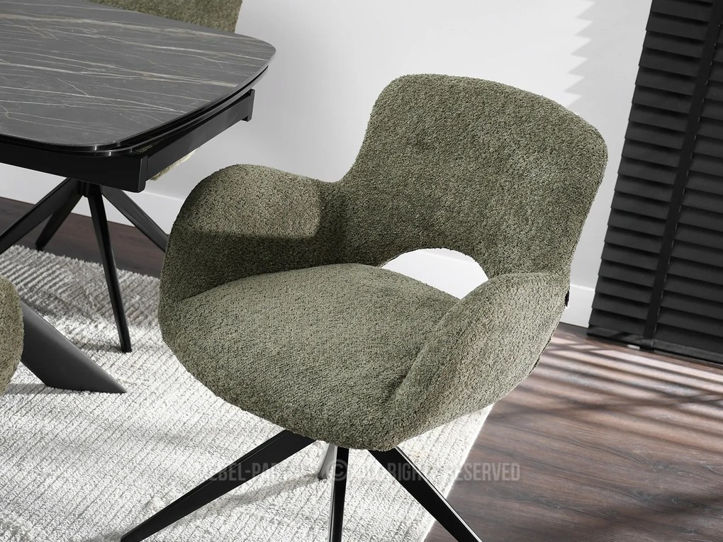 Scaun Milla (verde + negru). 1111185