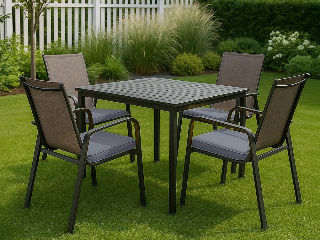 Perna de sezut pentru exterior SEDENZA 45x46 cm, gri